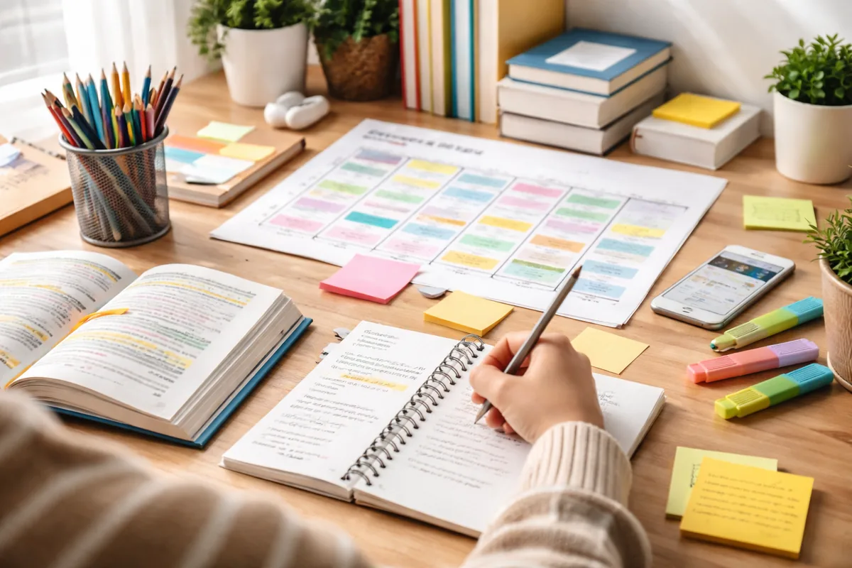 Comment réviser efficacement pour le Bac et le Brevet avec un planning adapté