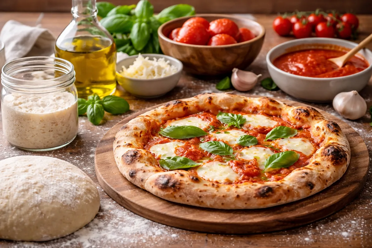 Comment préparer une pizza maison avec des techniques de fermentation