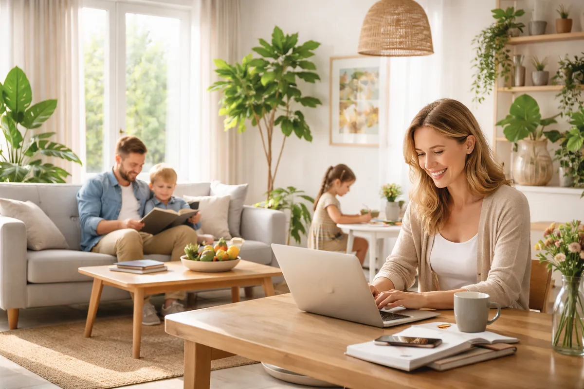Les bienfaits d'un environnement positif pour la productivité du foyer