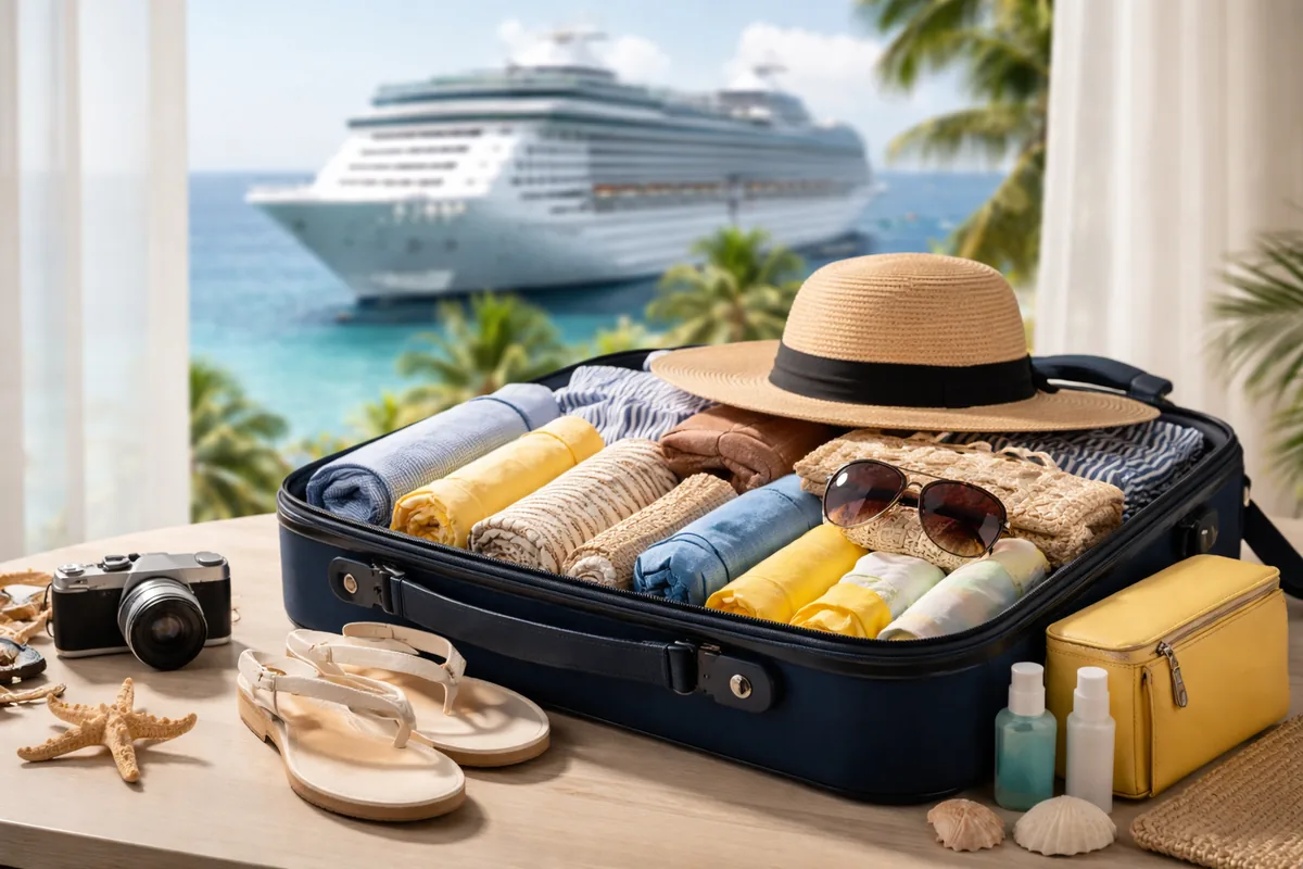 Comment bien préparer sa valise pour une croisière